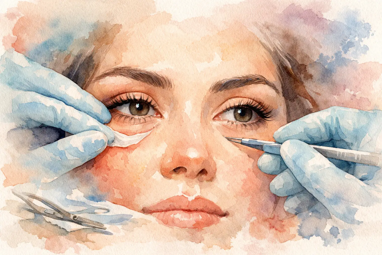 Como é feita a blefaroplastia inferior hoje?