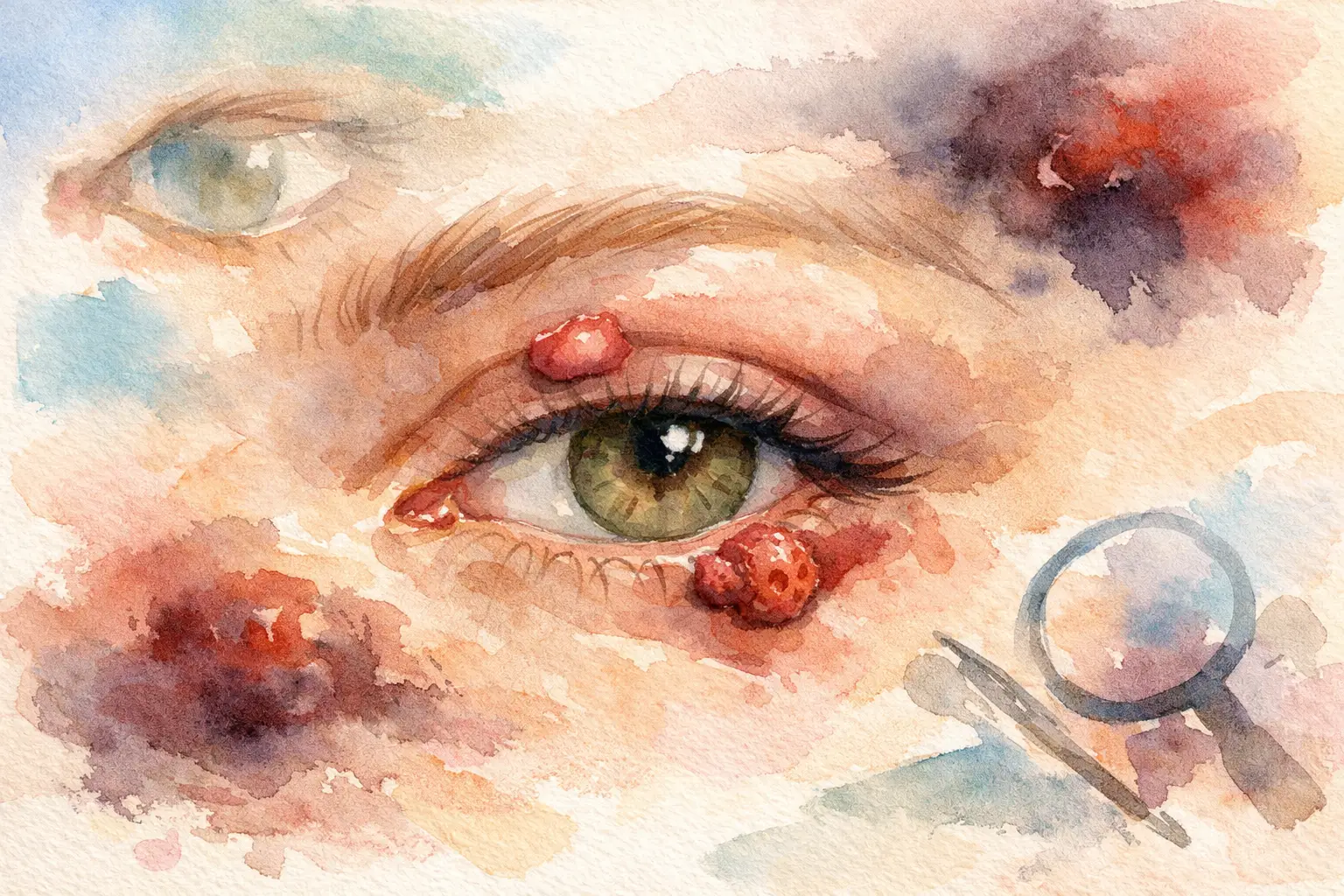 Tumor palpebral benigno ou maligno: sinais de alerta